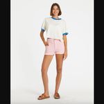 Hammies Powder Pink Corduroy Mini High Rise Shorts 26" Photo 1