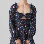 For Love & Lemons  Lexy Long Sleeve Mini Dress S Photo 0