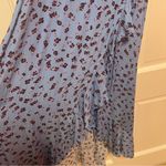 Parker Betty Silk Maxi Dress Blue Floral Size Small Photo 4