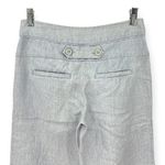 Elevenses x Anthropologie | Size 0 | 100% Linen Light Blue Wide Leg Sailor Pants Photo 5