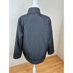 Karen Scott Sport Black Quilted Front Button Up Jacket Women's Size XL Photo 1