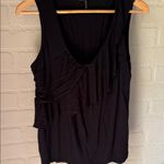 Daisy Fuentes  tank xl soft rayon Black Sleeveless Top Photo 0