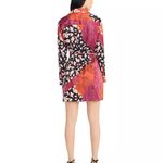 Donna Morgan NWT Floral Mini Dress - Long sleeves and V-neck design Size 18 Photo 2