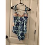 Kona Sol  Women's Printed Swimsuit with Shoulder Ties Size L 12-14 Photo 10