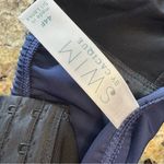 Cacique  NEW Navy Blue Bikini Top SIZE 44F balconette multiway straps Lane Bryant Photo 3