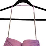 Oh Polly Lettie Embellished Strap Cut Out Mini Dress in Purple Photo 5