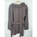 Cynthia Rowley Cynthia Rowley Wool Jacket Women Small Brown Ruffle Bohemian Academia Old Money Photo 9