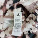 Aerie  Offline High Rise Crossover Leggings Large White Animal Print 7/8 Length Photo 3