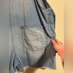 Lee EUC Laundered Bleach Denim Relaxed Fit 5 pocket Shortalls size XL Photo 10