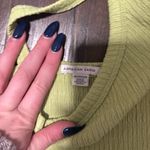 American Eagle  Outfitters One-Shoulder Green Crop Top Photo 1