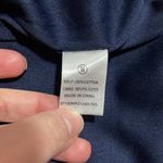 Fashion On Earth  Navy Blue Wrap Mini Skirt. Photo 3