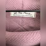 Free People  Hazy Heart Thermal Off The Shoulder Sweater Mauve Long Sleeves XS Photo 3