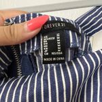 Forever 21  Striped Navy White Dress Photo 1