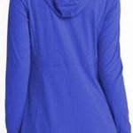 L.L.Bean Long Sleeve Sand Beach Cover Up Tunic Hoodie Blue Women's Size Medium Photo 1