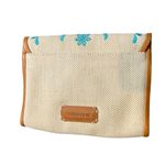 Isabella Fiore  Aqua SPRING RHAPSODY AIDA Flap Clutch Bag Womens Boho Beachy Photo 1