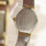 Vintage Caravelle Bulova Watch Ladies 1986 Petite Integrated Bracelet Gold Photo 4