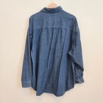 Vintage Quizz Womens Denim Shirt Size 24 Blue Bear Fall Fruits Embroidered Top Photo 4