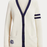 Ralph Lauren  Classic Varsity Style Cardigan Size L Photo 0