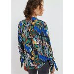 Anthropologie Maeve Masha Volnova Carmiel Buttondown Top Sz 2 Photo 2