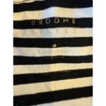 Kate Spade  Broome Street Shirt Women Small Black White Striped Ruffle Peplum Top Photo 8