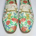 Boden White Multicolor Floral Snaffle Chain Loafers Flat Shoes 37 Size 6 Photo 5