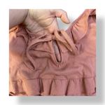 J.Crew NWT Tiered‎ Ruffle Knit Keyhole Maxi Dress Size XS Weathered Rose Pink Photo 6