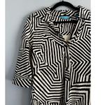 Tori Richard Honolulu Dress Tan Black Pullover Ponte Knit Dress Women’s Size 2 Brown Photo 2