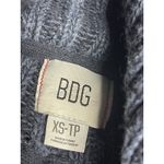 BDG Urban Outfitters XS Zip up Slouchy Sweater Blue Cropped E0122 Photo 1