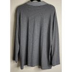 Josephine Chaus Josephine‎ Chaus Womens 1 US 1X Grey Black Stripe Button Snap Long Sleeve Jacket Photo 1