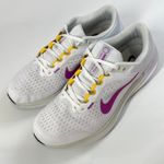 Nike  Winflo 10 Women's Running Shoes White Purple Yellow Lightweight‎ Size 8.5 Photo 2