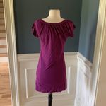 Poof! Pocket Tee Dress Purple Poof Womens Small Photo 5