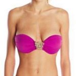 Beach Bunny  Tiger's Eye Bandeau Bikini Top Photo 1