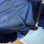 Desigual  Fabiola dress long sleeve maroon tie waist v-neck pattern v-neck small Photo 10