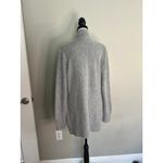 Fenn Wright Manson Women's  Long Open Front Cardigan Sweater Gray Angora Size XL Photo 5