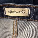 Madewell  SZ 27 Stovepipe Full-Length Jeans Hi-Rise Zip-Fly Pocket Whiskered Blue Photo 8