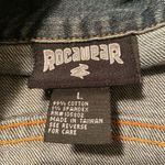 Rocawear  Dark Denim Button Up Jean Jacket Photo 6