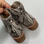 Dolce Vita Women's Tavin Faux Snakeskin Zip Booties Ankle Boots S Photo 3