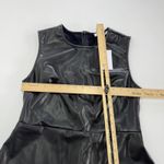 We Wore What Muscle Tank Mini Dress Womens Large Vegan Leather Sleeveless Modern Photo 8