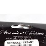 NIP Stravina Presonalized "Tiffany" Rhinestone Accent Gold Tone 15" Necklace Photo 2