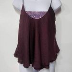 Free People  Turn It On Sequin Cami Top Size S. B11 Photo 3