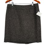 Halogen  Petite Tweed‎ Wool Blend Pencil Skirt Exposed Back Zipper Size 10 NWT Photo 1
