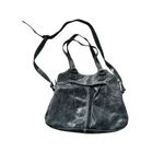 Patricia Nash Black Crackled Leather Satchel Crossbody bag Photo 7