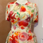 Kate Spade #160 TULIP WATERCOLOR TIE DYE PELUM BLOUSE SIZE 8 Photo 0