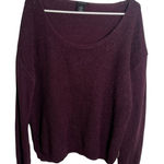 Calvin Klein Jeans  Scoop Neck Sweater Purple Metallic L Photo 0