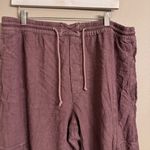 Anthropologie Linen Cargo Pants Photo 2