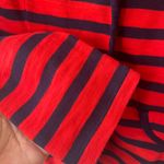 CAbi  Sz M Striped Blazer Yacht Club Red Blue Gold Buttons Sweater V Neck Jacket Photo 3