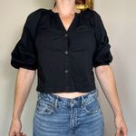 STAUD  Black Dill Blouse Size XS Photo 2