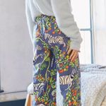 Anthropologie Olivia Wendel for  Zebra Flannel Sleep Pants Photo 2