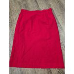 Pendleton VINTAGE  Women's Virgin Wool Coat Jacket Skirt SET Red USA Size 14 L Photo 1