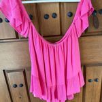 MISA Los Angeles MISA Pink Off-Shoulder Women's‎ Top Small Photo 0